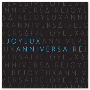 EDV-558C | CARRÉ | JOYEUX ANNIVERSAIRE