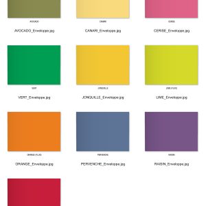 ENVELOPPES COULEUR