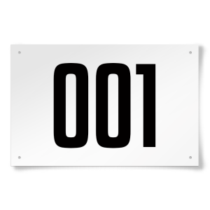 DOSSARD SPORTIF DE BASE