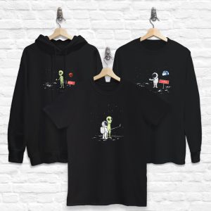 Trio Astronaute et Alien