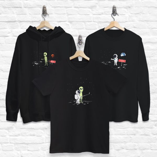 Trio Astronaute et Alien