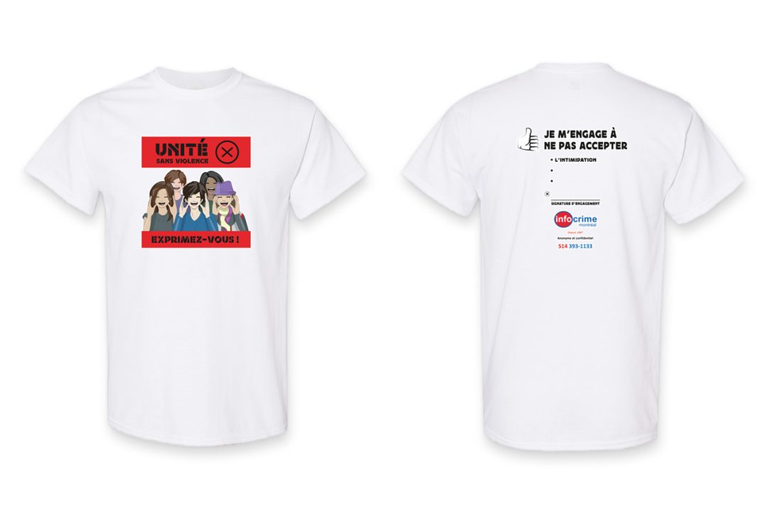 T-shirt avec logo entreprise