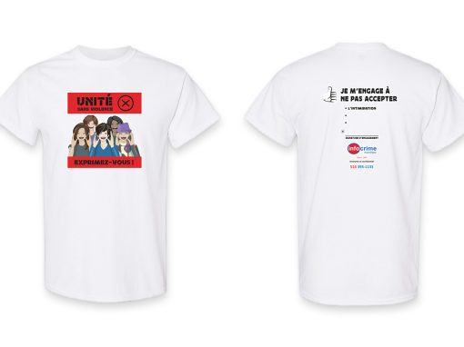 T-shirt avec logo entreprise