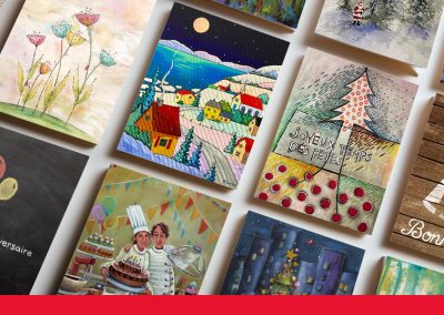 Cartes de souhaits – Service personnalisé