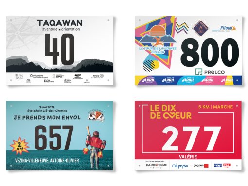 Dossard sportif – Personnalisation