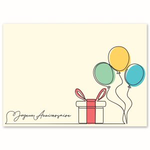 EDV-1458 | ANNIVERSAIRE D'UN TRAIT