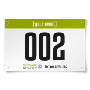 DOSSARD SPORTIF BRONZE