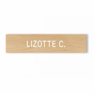 PLAQUETTE D'IDENTIFICATION FINI BOIS | NAME TAGS