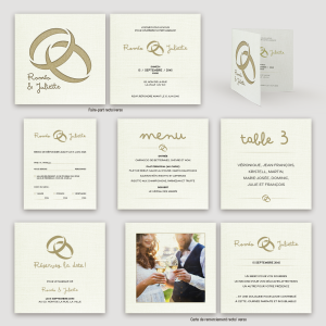 ENSEMBLE INFINI - INVITATION DE MARIAGE